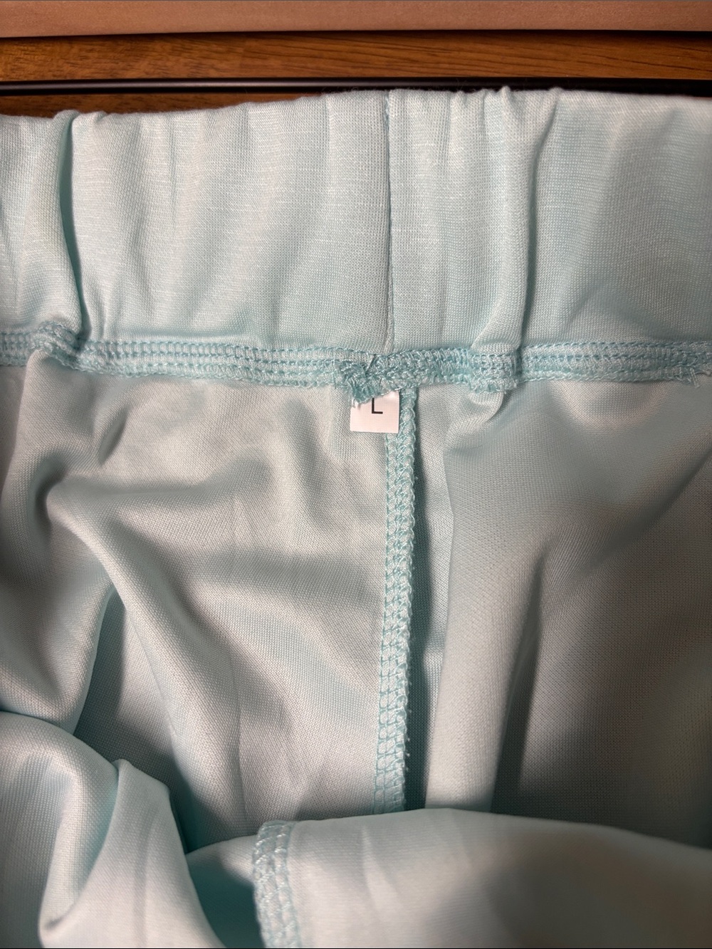 Women’s Light Blue Lounge Set - Tee & Shorts (size Large) - Picture 9 of 9